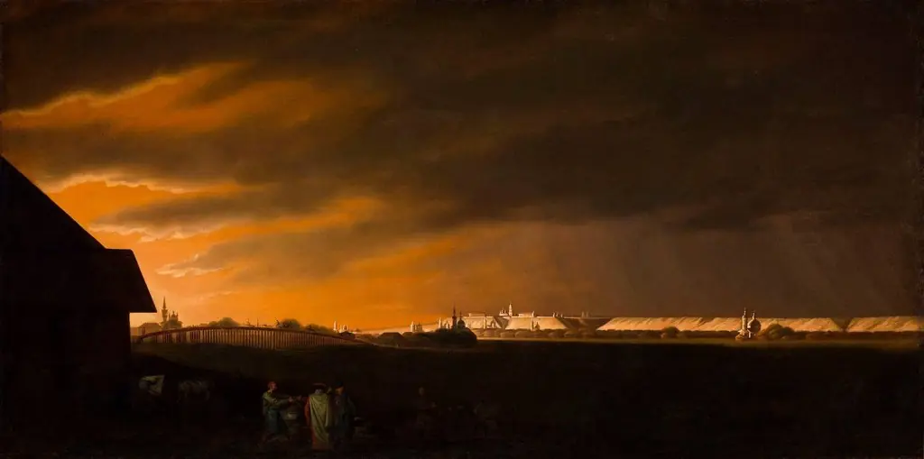 Sunset over Tobolsk., by Jan Damel