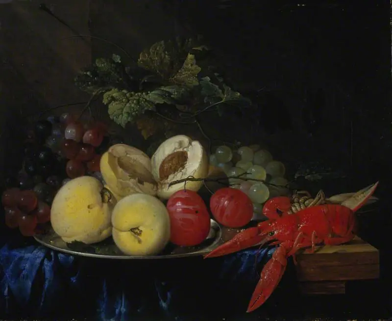 A Still-life with Fruit and Lobster, by Jan Davidsz. de Heem