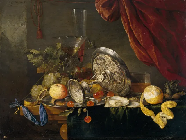 Still Life on a Wooden Table (Mesa)