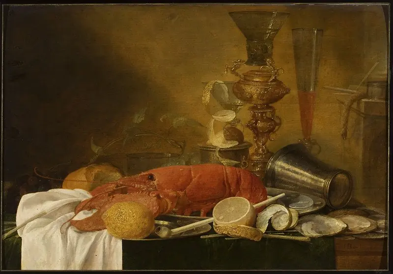 Still life with a lobster