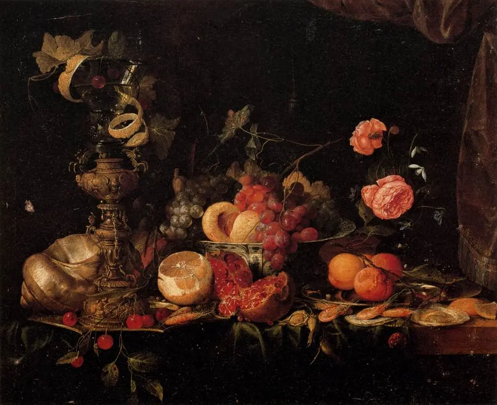 Still-Life with Flowers and Fruit, by Jan Davidsz. de Heem