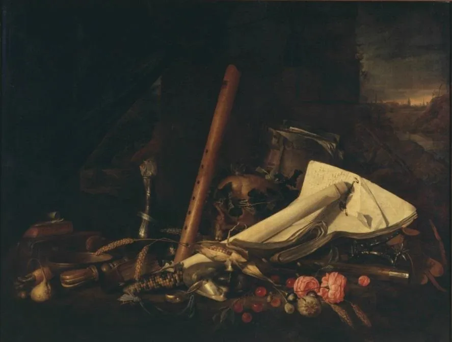 Vanitas, by Jan Davidsz. de Heem, oil, 1652