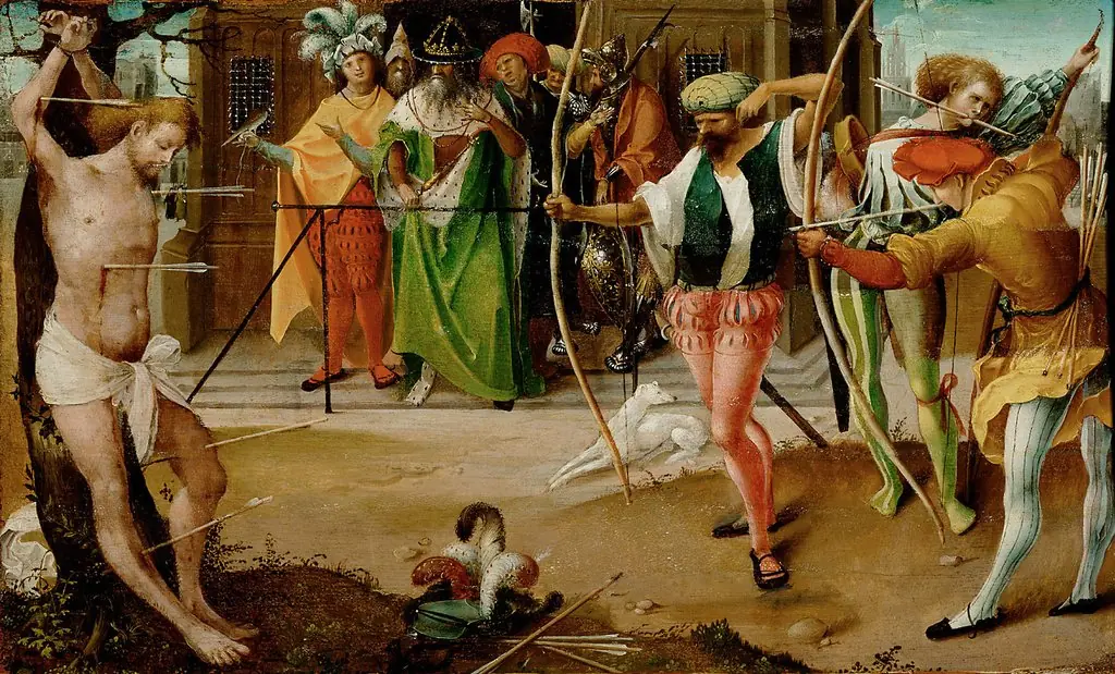Marter des Hl. Sebastian, by Jan de Beer