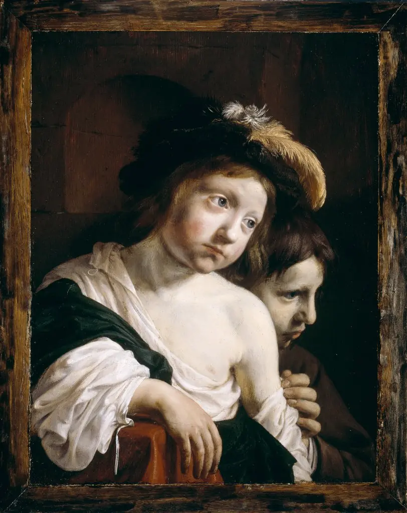 A Group of two Boys, by Jan de Bray