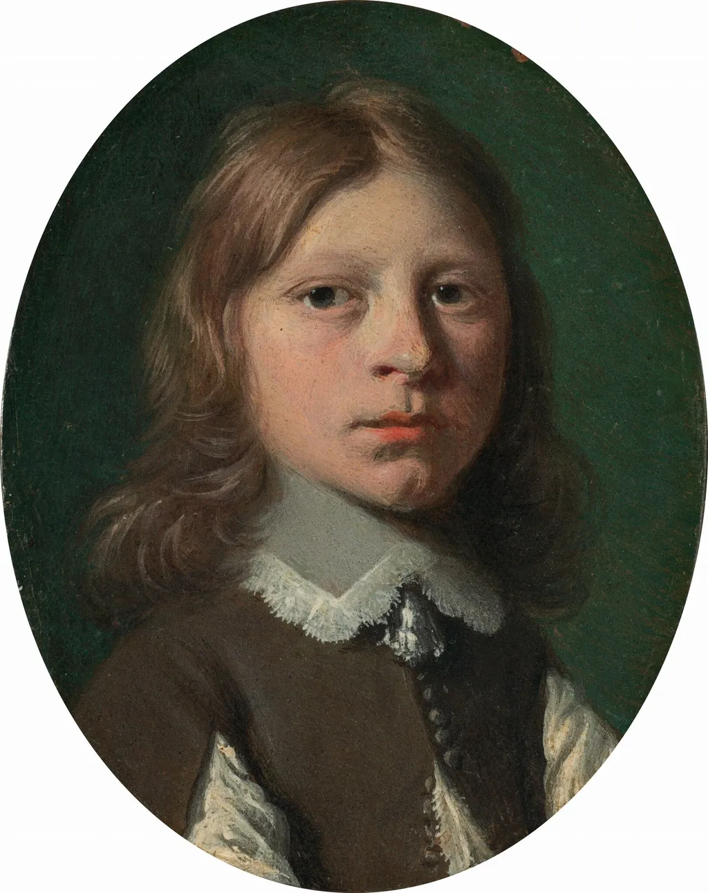 Head of a Young Boy, by Jan de Bray, oil, 1650