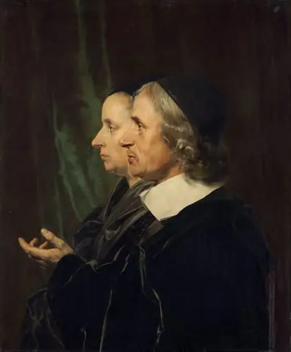 Portrait of the Artist's Parents, Salomon de Bray and Anna Westerbaen, by Jan de Bray