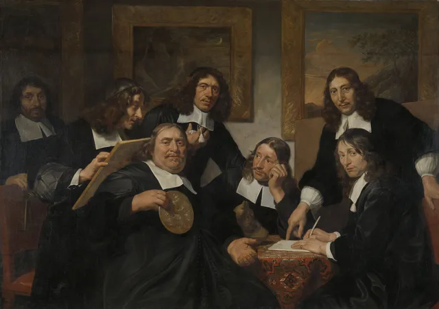 The governors of the guild of St. Luke, Haarlem, 1675
