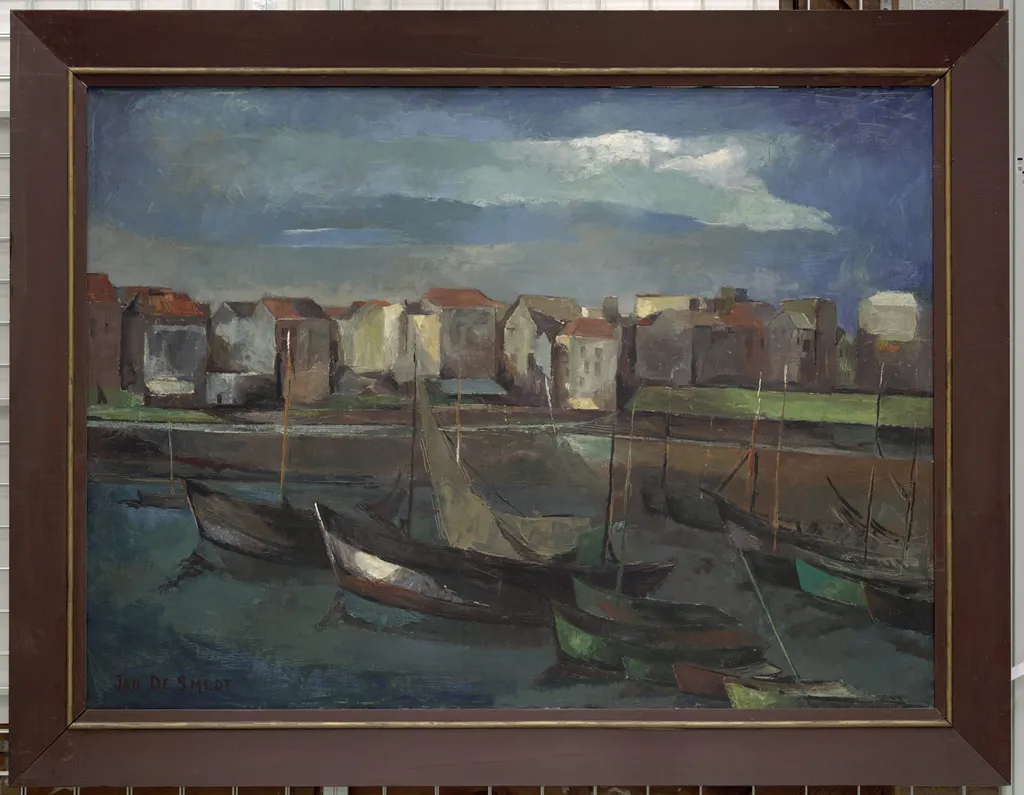 Haven te Blankenberge II, by Jan de Smedt, unspecified, 1939