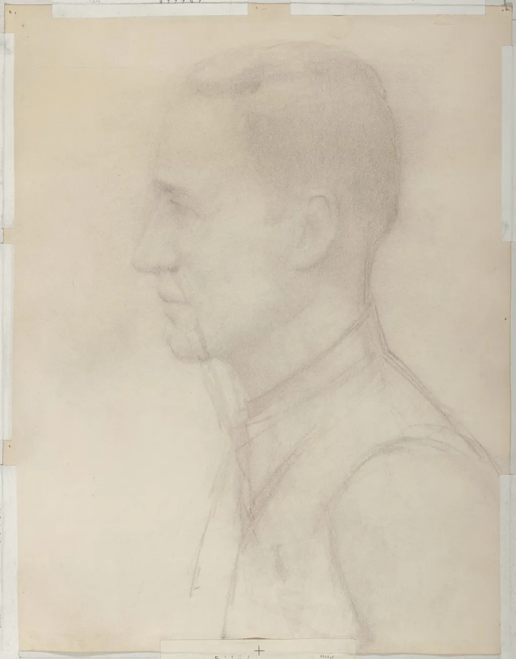 Portret van een man, by Jan de Smedt, oil, 1932