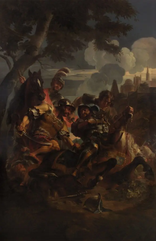 Capture of King Francis I at the Battle of Pavia, by Jan Erasmus Quellinus