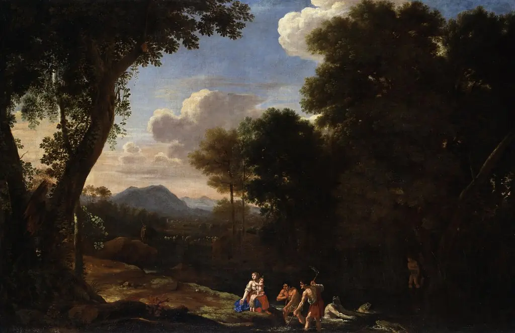 An Italian Landscape with Staffage from the Latona Story, by Jan Frans van Bloemen