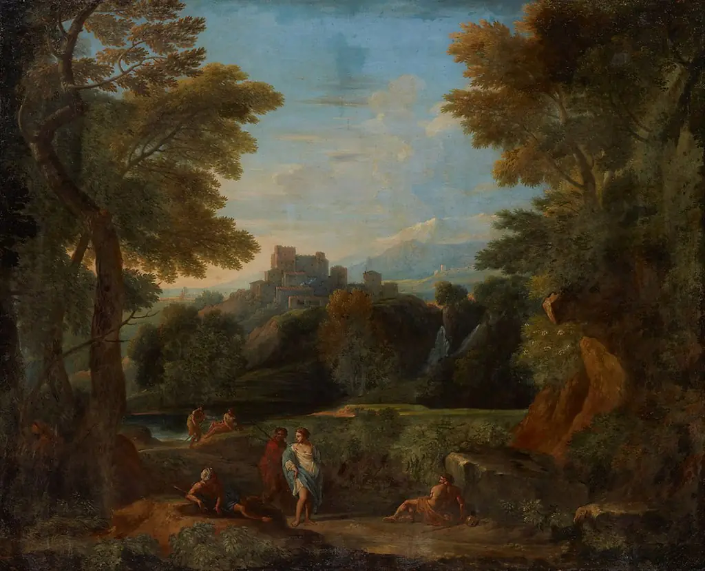 Italian Landscape, by Jan Frans van Bloemen