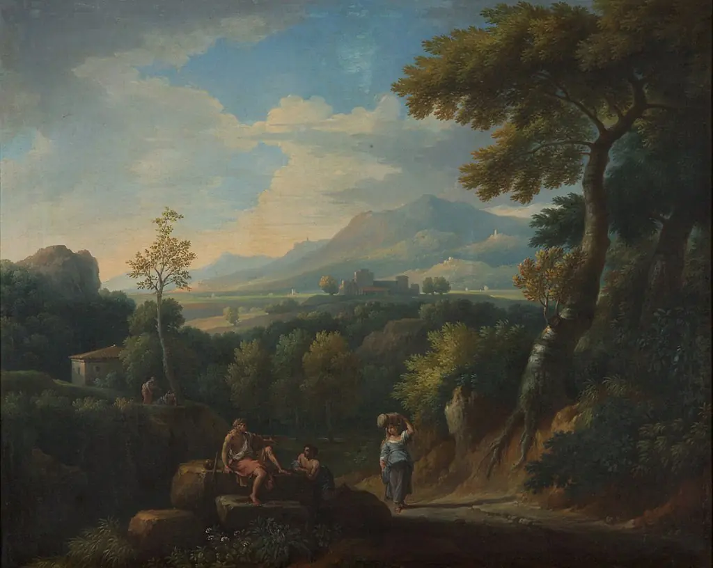 Italian Landscape, by Jan Frans van Bloemen