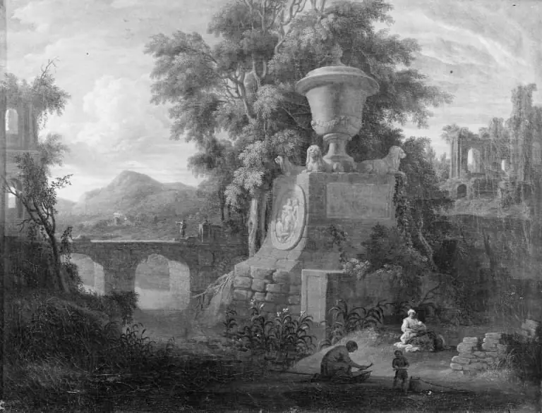 River Landscape, by Jan Frans van Bloemen