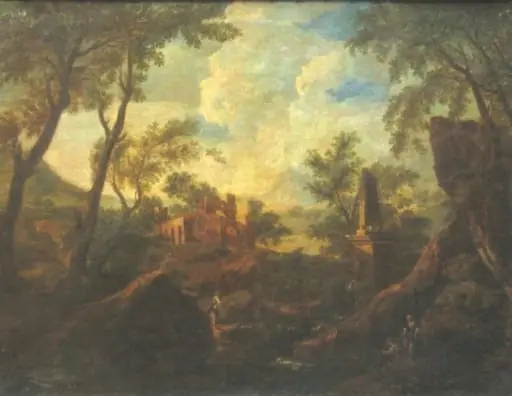 Peisaj cu ruină, by Jan Frans zis Orizonte Bloemen