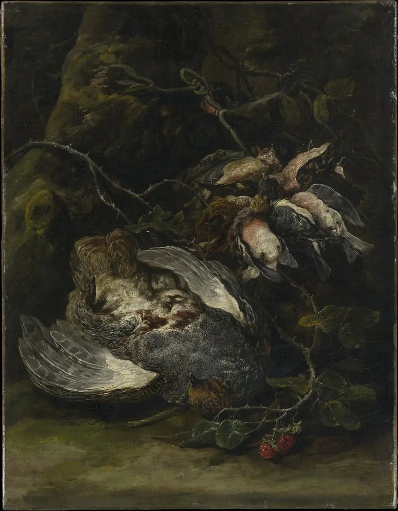 A Partridge and Small Game Birds, by Jan Fyt, 1650