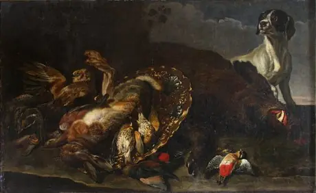 Still life. Hunt, by Jan Fyt