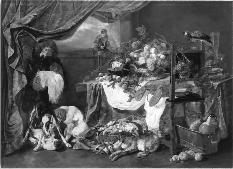 Stillleben mit Jagdbeute und Obst, by Jan Fyt