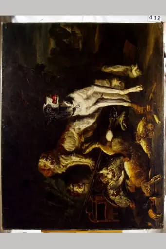 Vânat păzit de câini, by Jan Fyt
