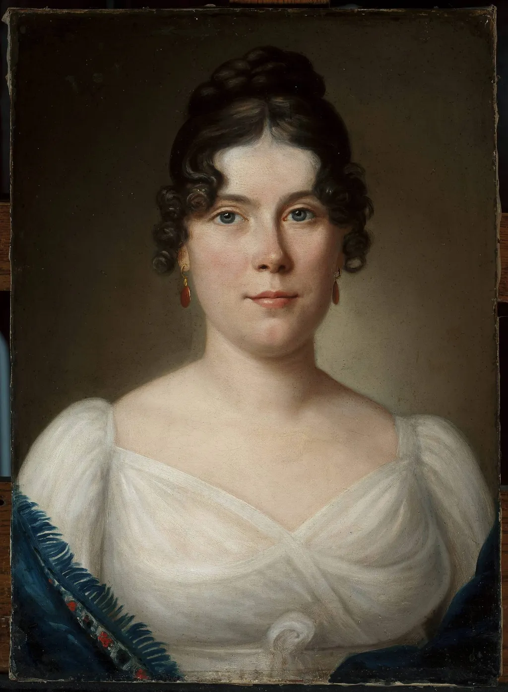 Portrait of Adelajda Lesznowska 1.v. Le Brun, by Jan Gładysz, oil, 1811