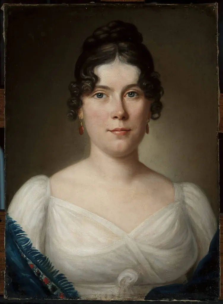 Portrait of Adelajda Lesznowska 1.v. Le Brun, by Jan Gładysz
