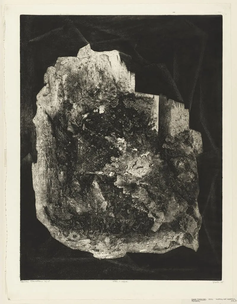 Untitled, by Jan Gelb, ink, 1955