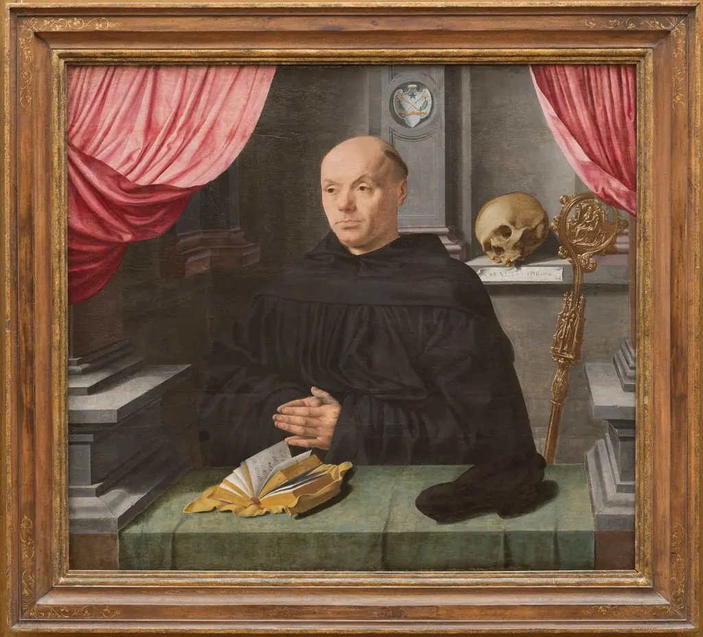 Abbot Johann Ingenray, by Jan Gossaert