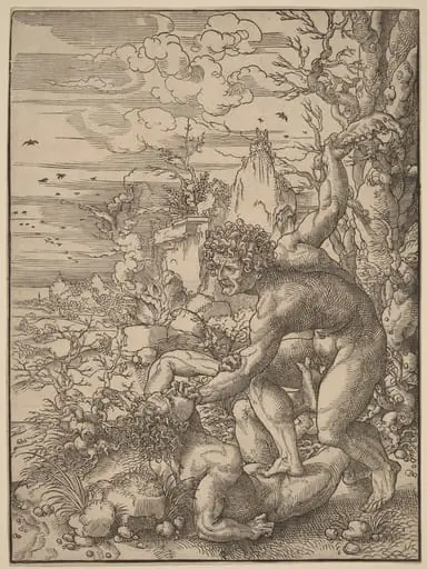 Cain Killing Abel, by Jan Gossaert