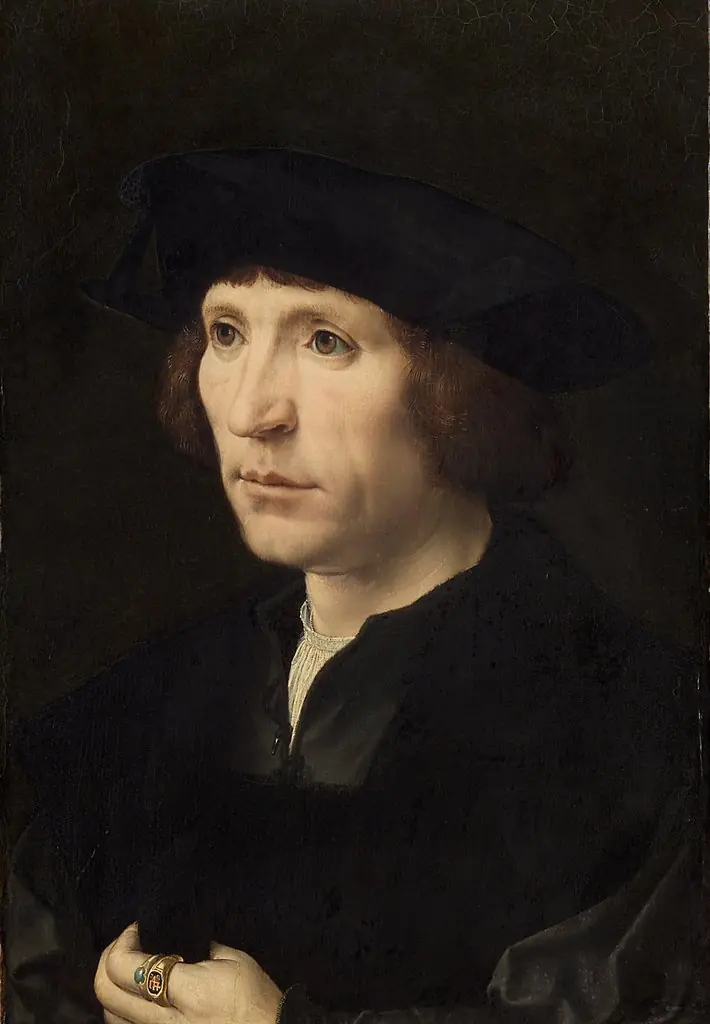 Portrait of a man, by Jan Gossaert