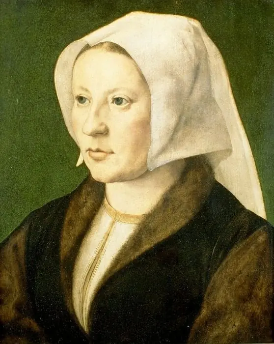 Portrait of a woman, by Jan Gossaert
