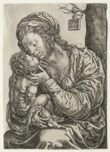 The Virgin Seated at the Foot of a Tree, by Jan Gossaert