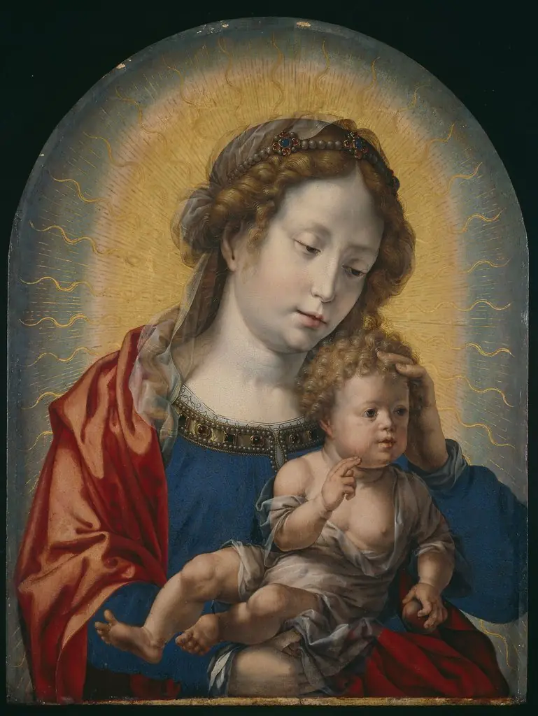 Virgin and Child, by Jan Gossaert