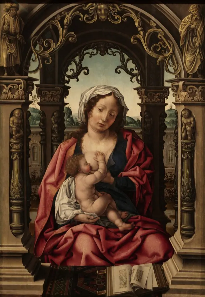 Virgin and Child, by Jan Gossaert