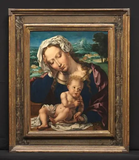 Virgin and Child in a Landscape, by Jan Gossaert