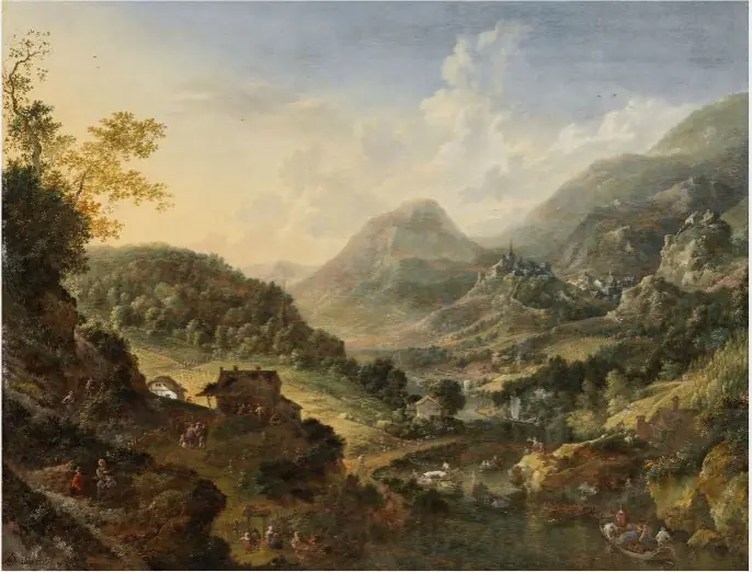 A River Landscape, by Jan Griffier