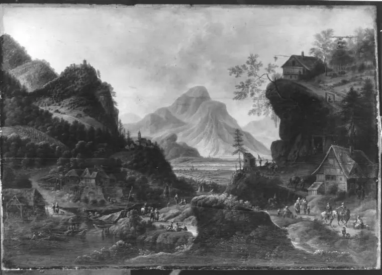 Mountain Landscape, by Jan Griffier