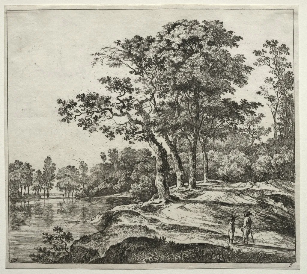 The Four Trees, by Jan Hackaert, 1666