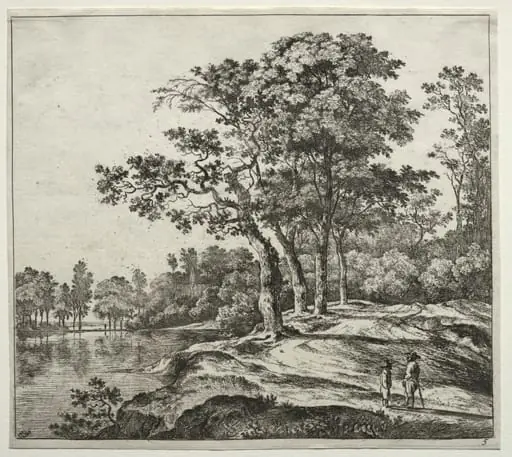 The Four Trees, by Jan Hackaert