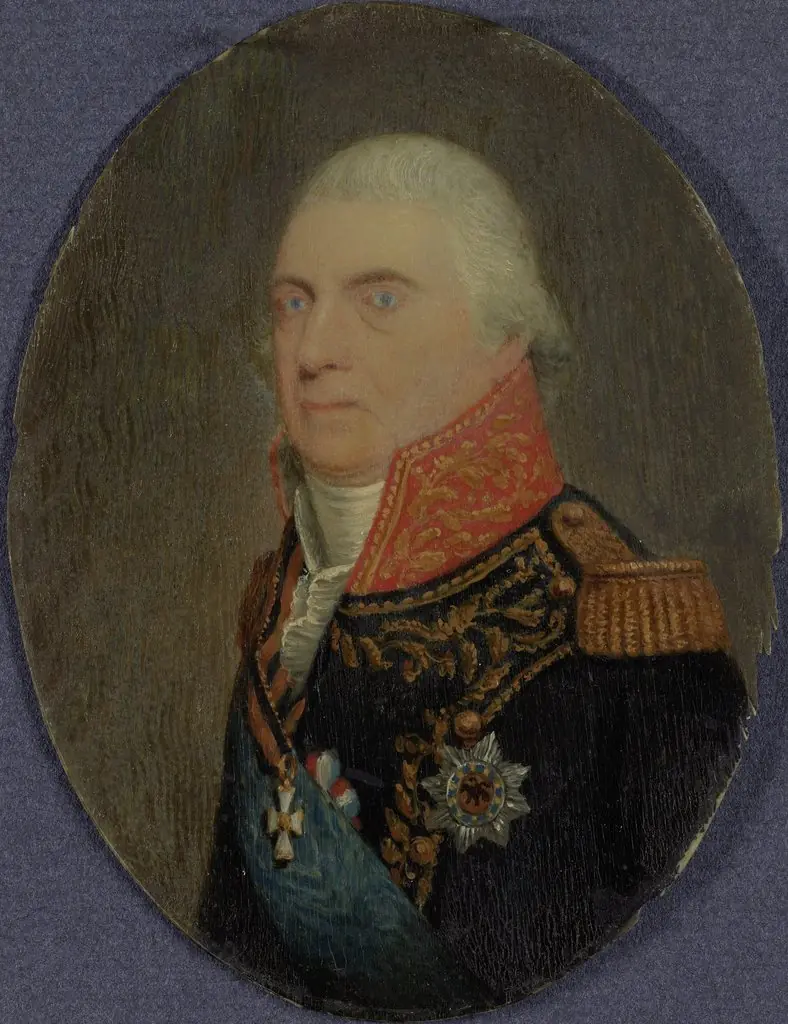 Jan Hendrik van Kinsbergen (1735-1819). Vice-admiraal, buitengewoon maarschalk der Hollandse zeemacht, 1810