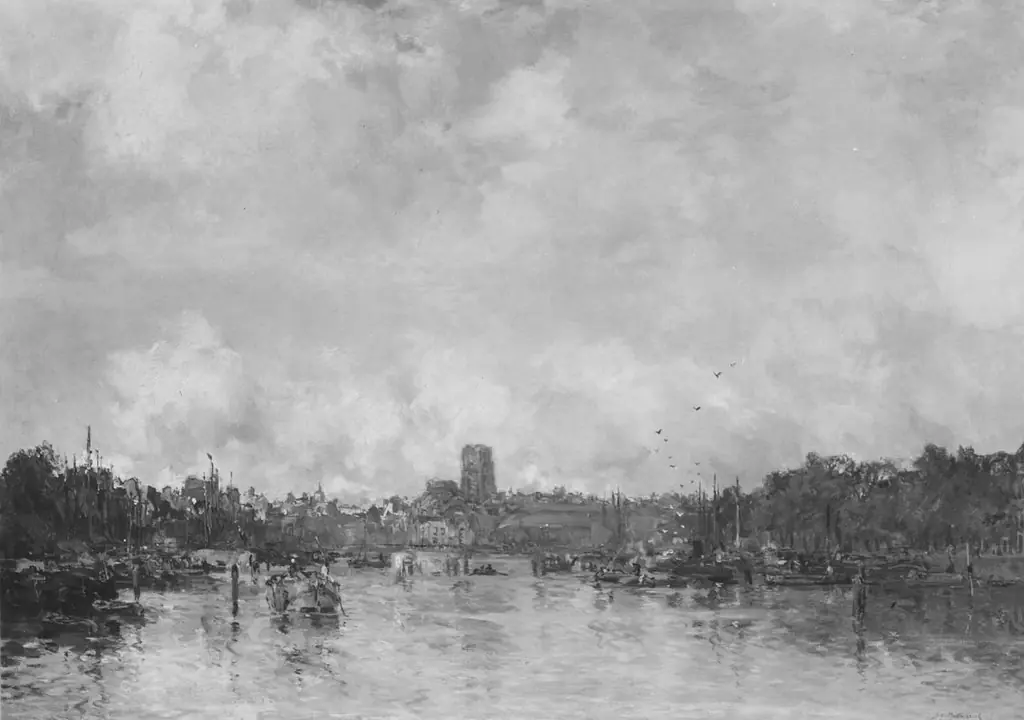Rotterdam Harbor, by Jan Hendrik van Mastenbroek