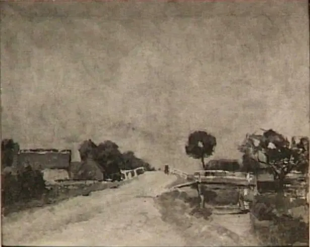 Landschap met brug, by Jan Hillebrand Wijsmuller, 1902