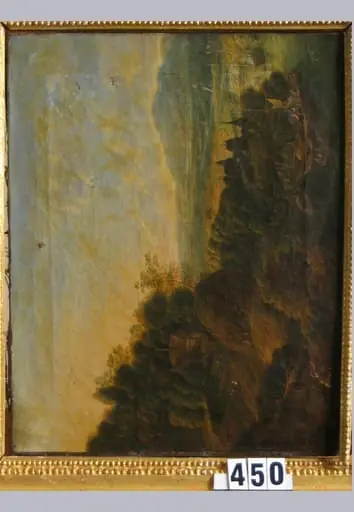 Ținutul Rinului cu corăbii (în registrul inventar: Ținutul Rhinului cu corăbieri), by Jan I Griffier