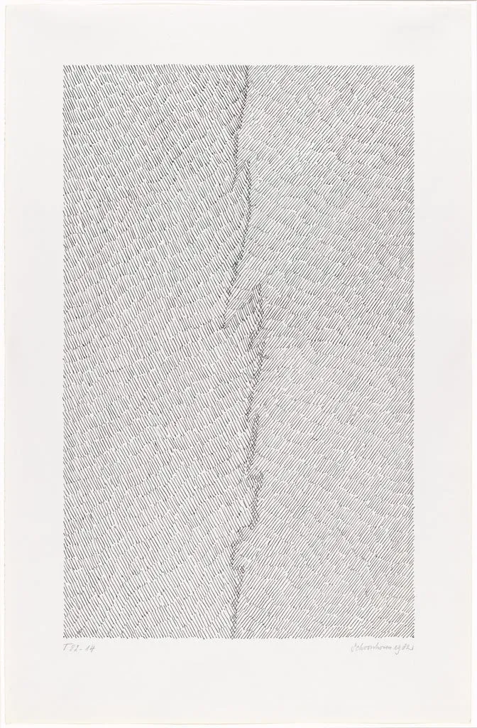 Untitled, by Jan J. Schoonhoven, graphite, 1982