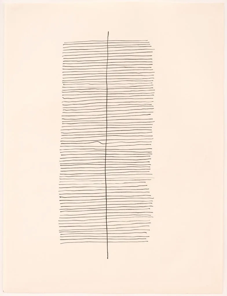 Untitled, by Jan J. Schoonhoven, ink, 1962