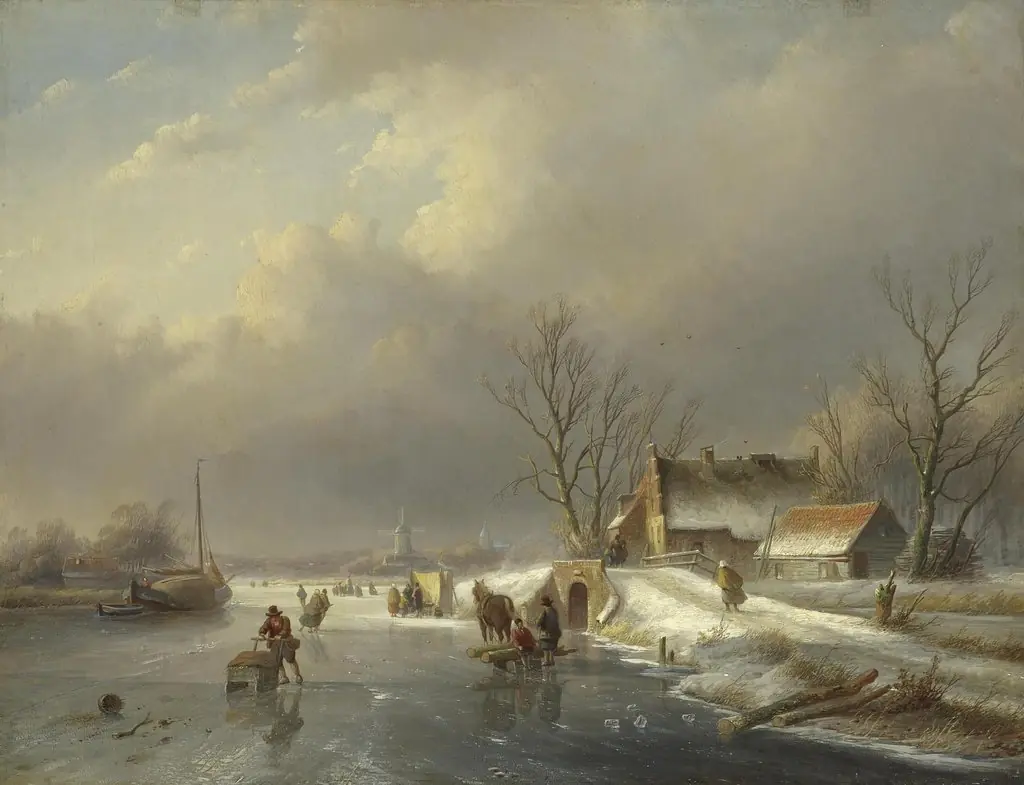 Winter Landscape, by Jan Jacob Spohler