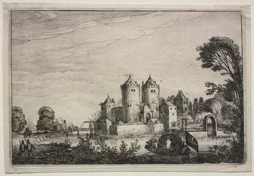 The Castle with Two Towers, by Jan Jansz van de Velde