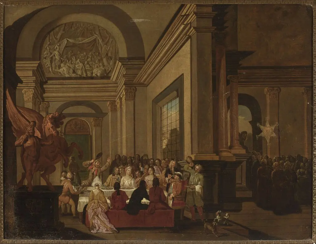 Banquet, by Jan Josef Horemans the Elder