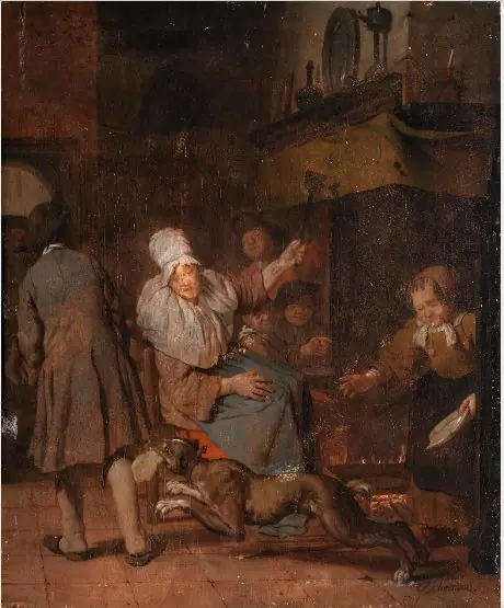 The Stolen Pancake, by Jan Josef Horemans the Elder