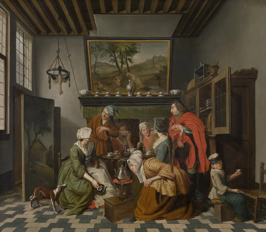 Tea-Time, by Jan Josef Horemans the Younger