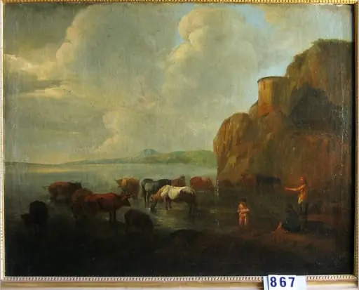 Peisaj cu animale